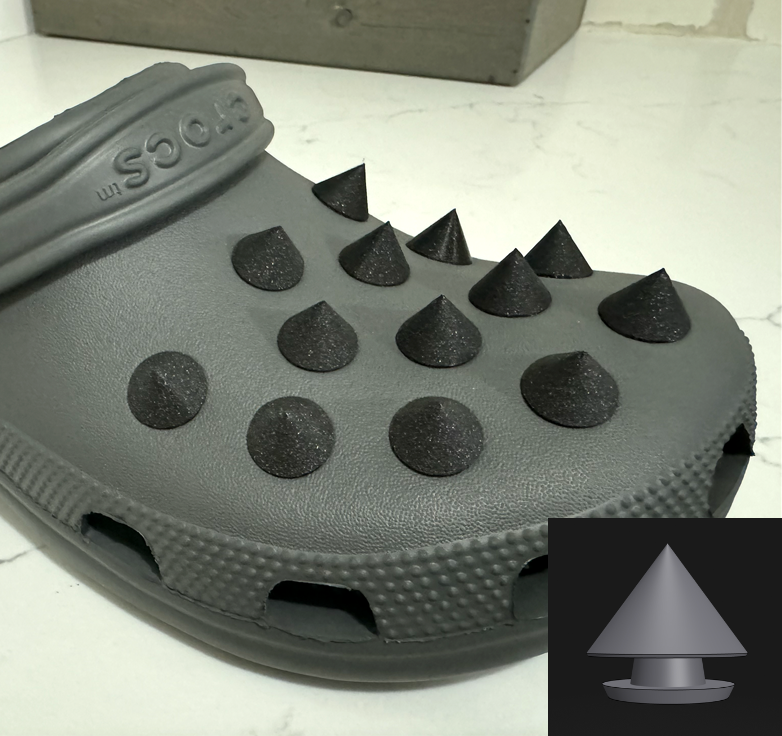Original 3D Model - Croc Spikes