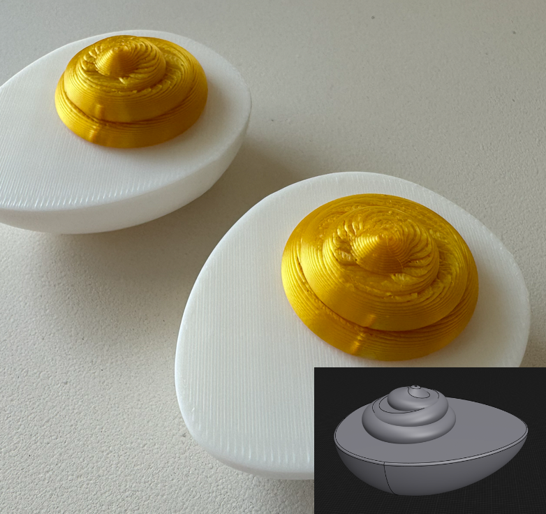 Original 3D Model - Deviled Egg