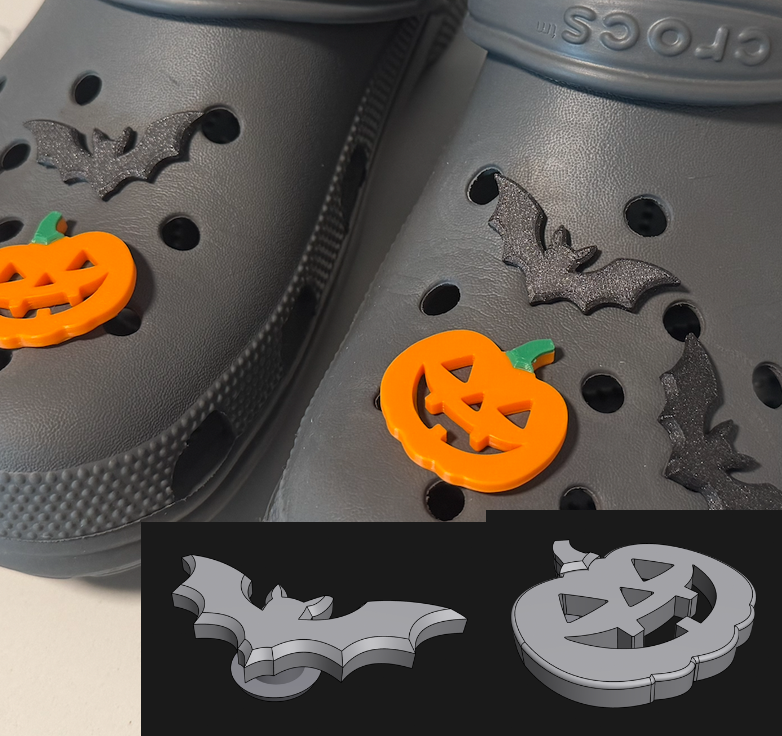 Original 3D Model - Croc Pumpkins