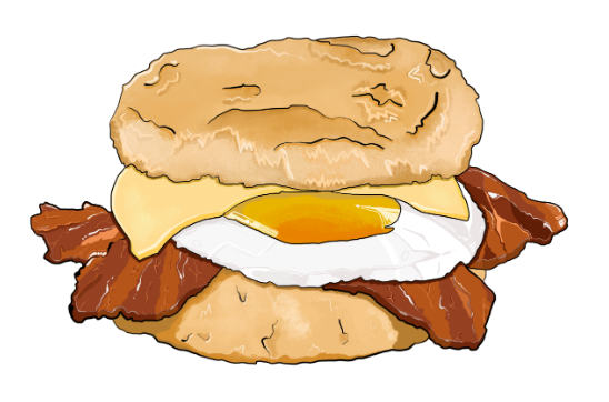 Original Artwork - Bacon, Egg & Cheese