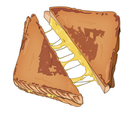 Original Artwork - Grilled Cheese