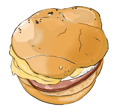 Original Artwork - Ham, Egg & Havarti